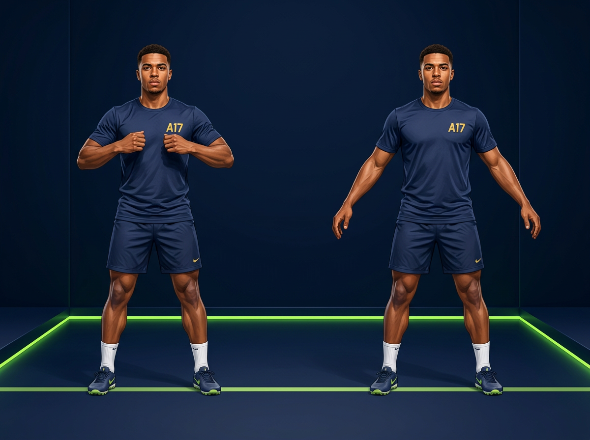 Illustrated starting and finishing positions for The Chest